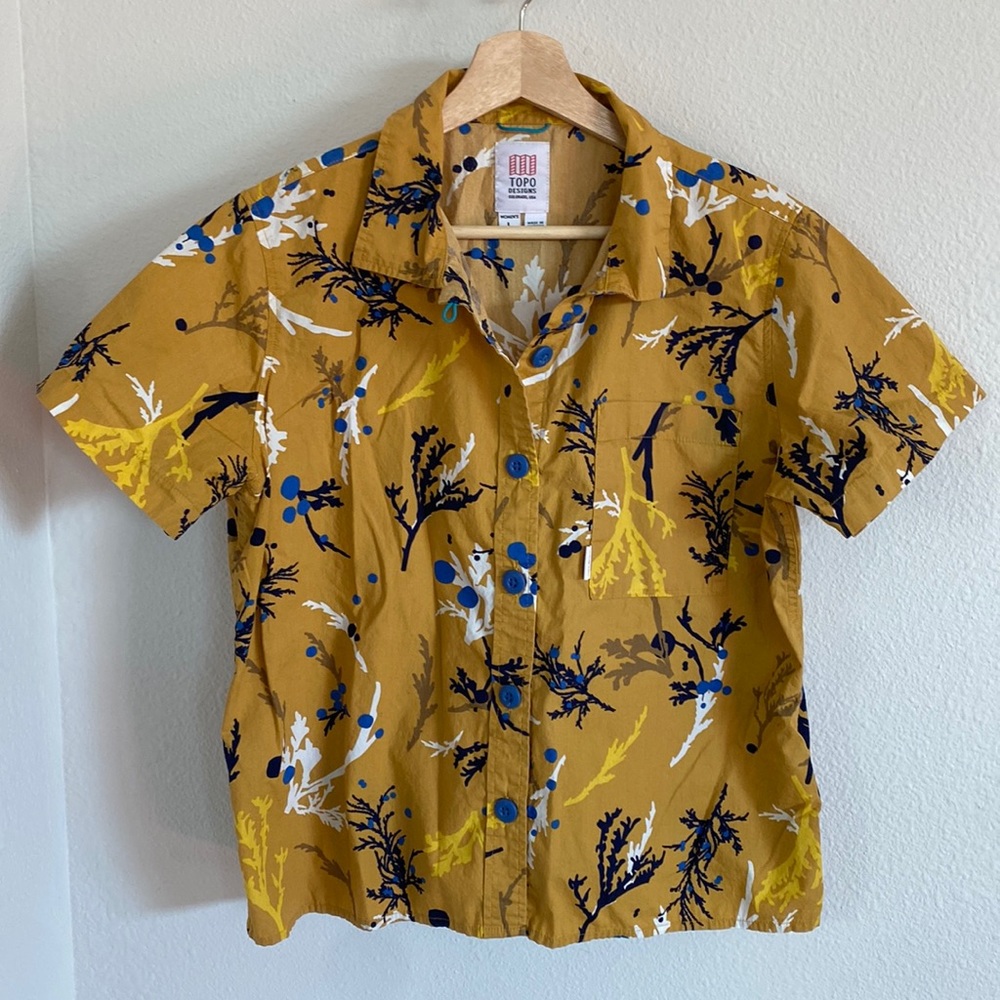 Topo Designs cotton button down shirt